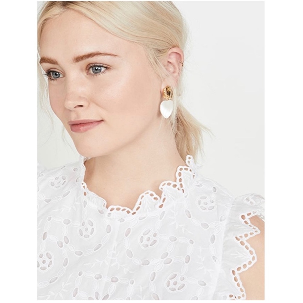 Rebecca Taylor Sleeveless Mina Eyelit Dress - Picture 6 of 15